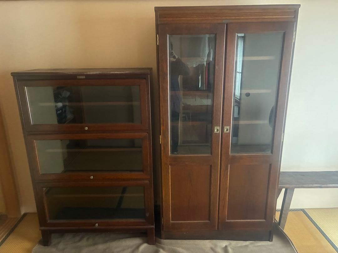 希少！Karf Library Collection ガラス扉　キャビネット