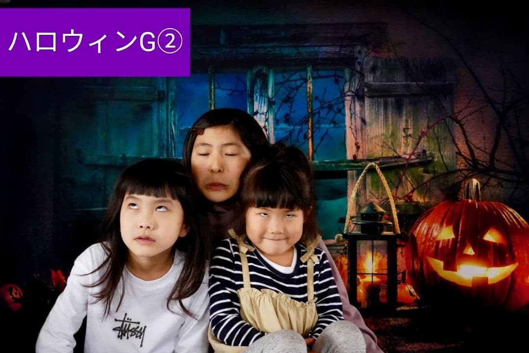 背景布　【　ハロウィンE　】　サンプル　パーティー、ペット撮影用　タペストリー