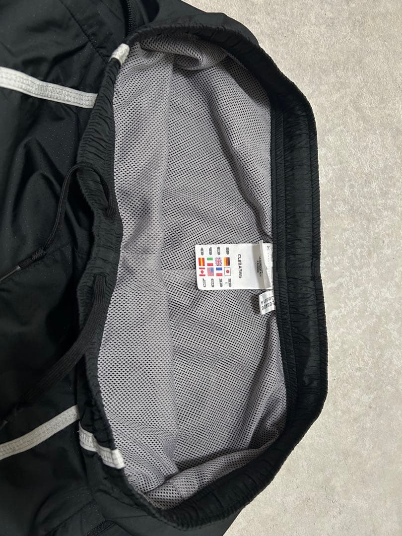 美品 セットアップ adidas ナイロン 上下 ジャケット パンツ S