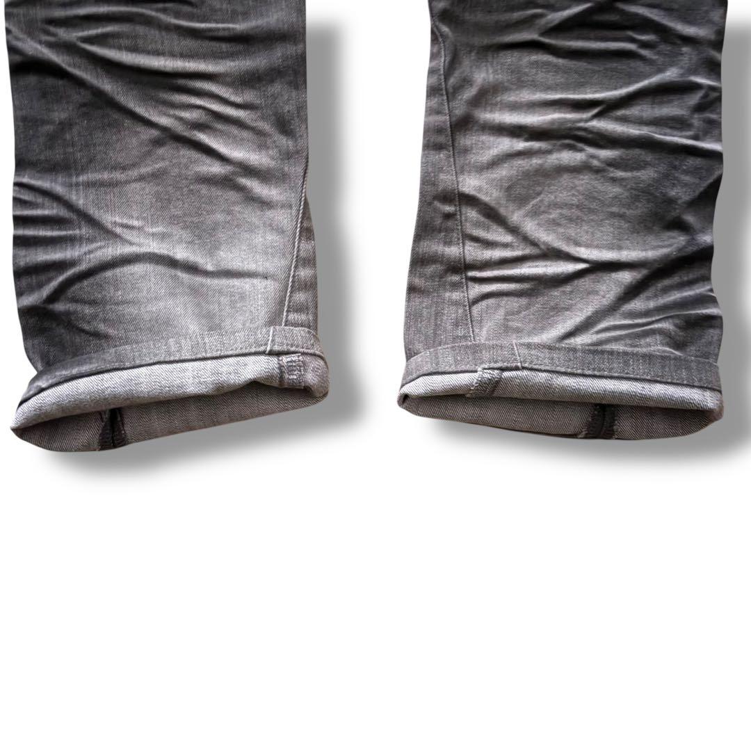 TORNADO MART シューカット デニム グレー L Y2K 立体加工