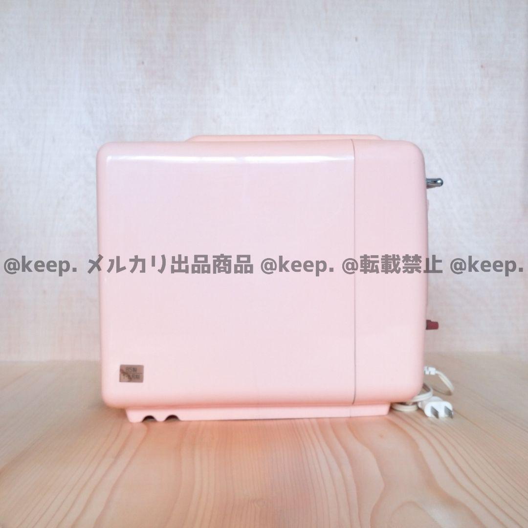 動作確認〇 TOSHIBA 東芝 ブラウン管 カラー テレビ ピンク 10インチ