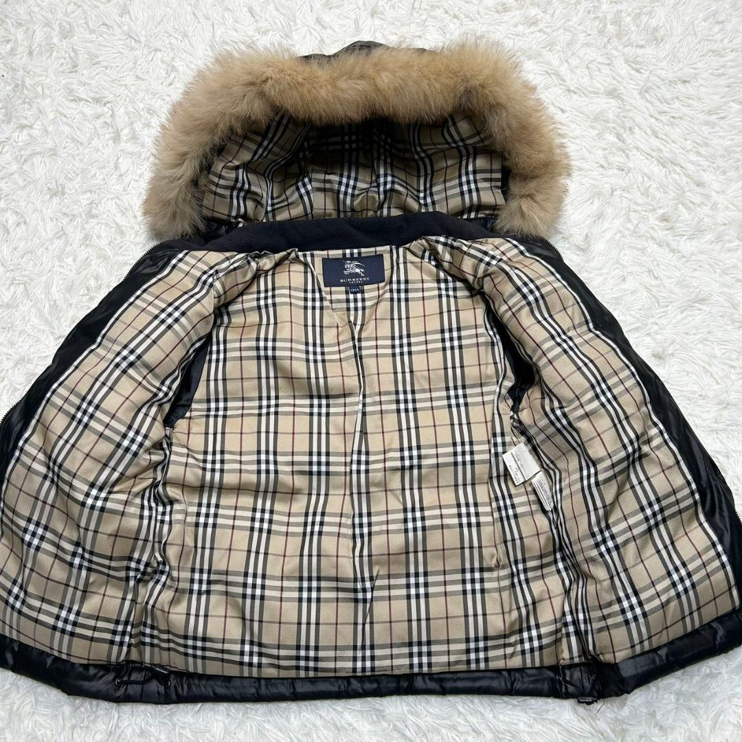 【美品】バーバリー ダウンジャケット ノバチェック 3way 取り外し可 130