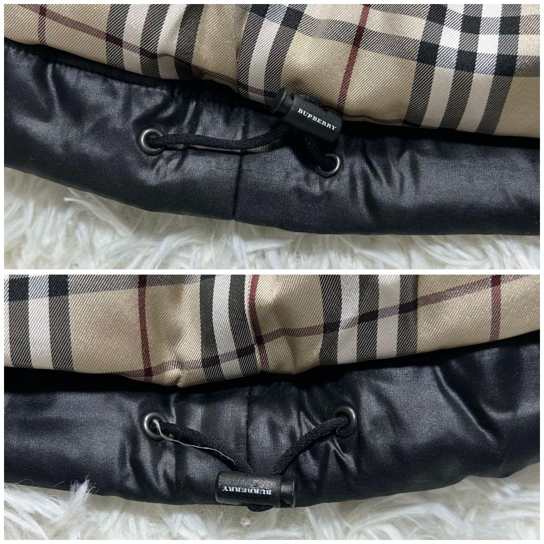 【美品】バーバリー ダウンジャケット ノバチェック 3way 取り外し可 130