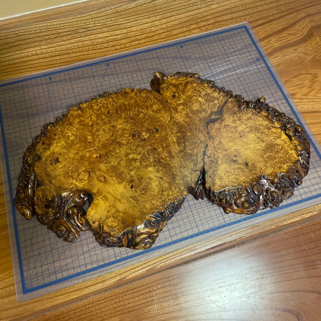 花梨玉杢 葡萄杢 天然木花台 飾り台 盆栽台 時代古木 花梨 玉杢瘤