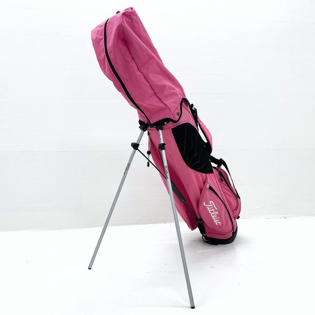 Titleist タイトリスト ピンク キャディバッグ ゴルフバッグ レディース