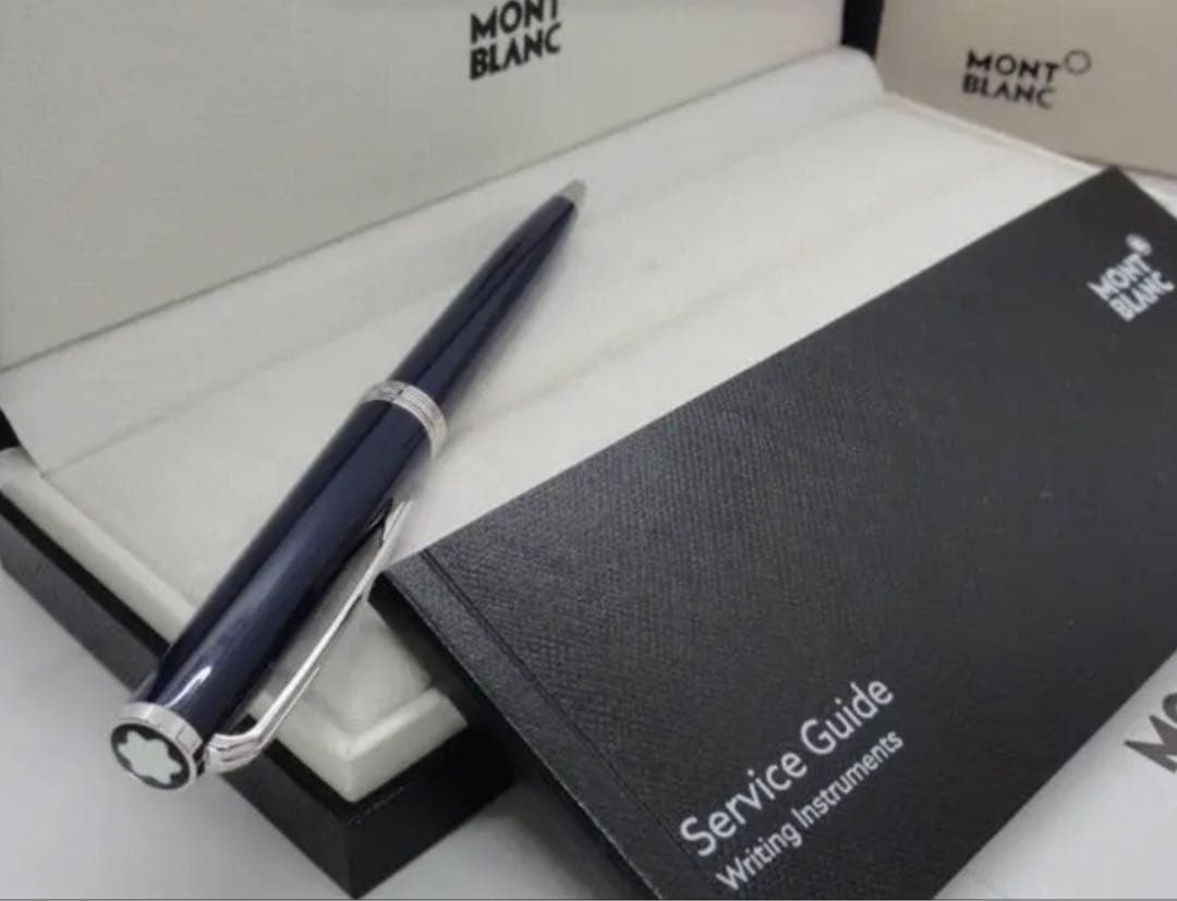 モンブラン　未使用に近い美逸品！PIX★No114809★ダークブルー＆プラチナ