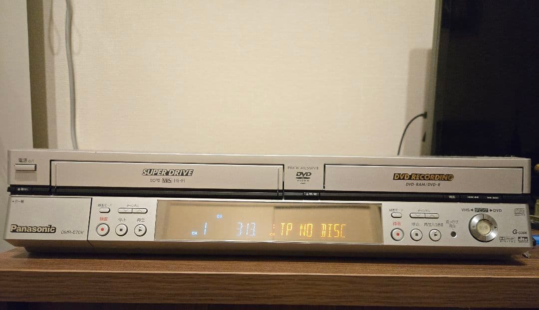 Panasonic DMR-E70V ビデオ一体型DVDレコーダー ダビング