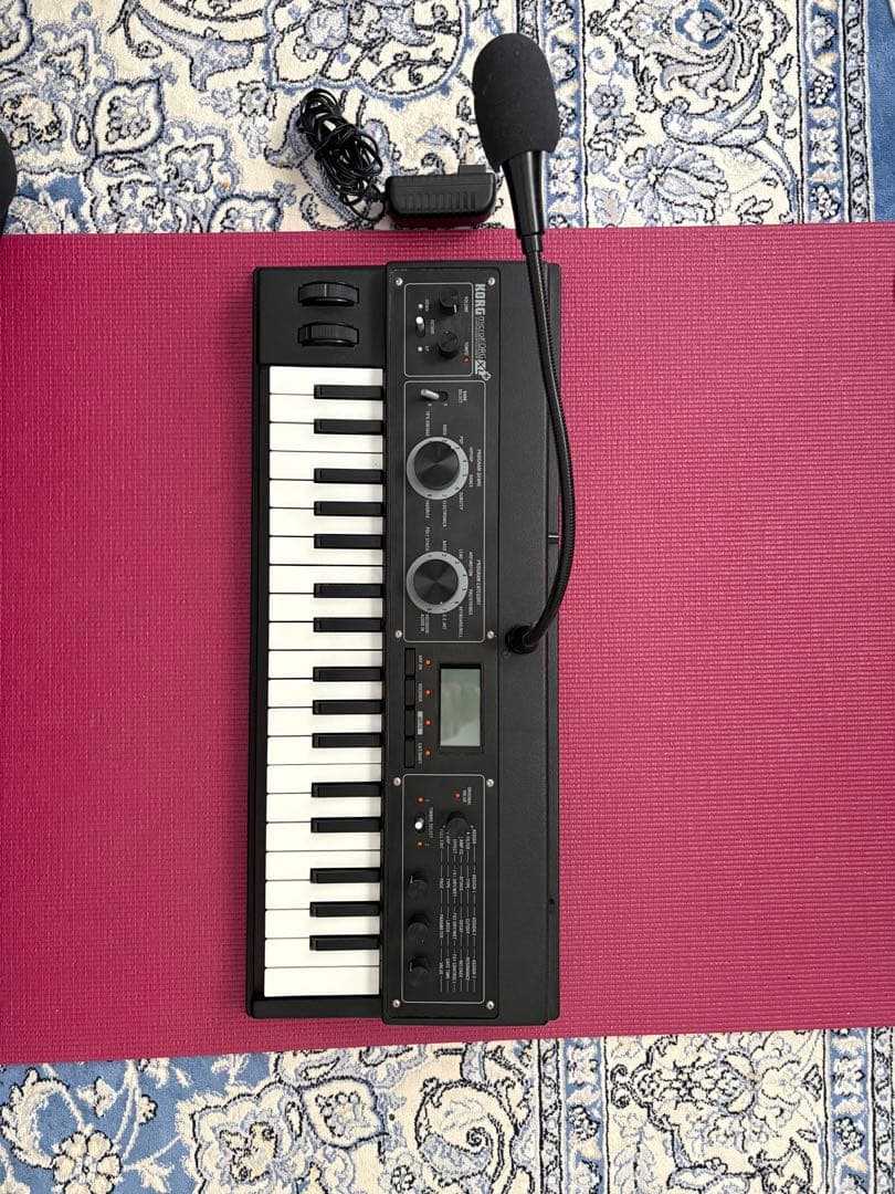 KORG microKORG XL+ シンセ/ボコーダー マイク付 動作確認済