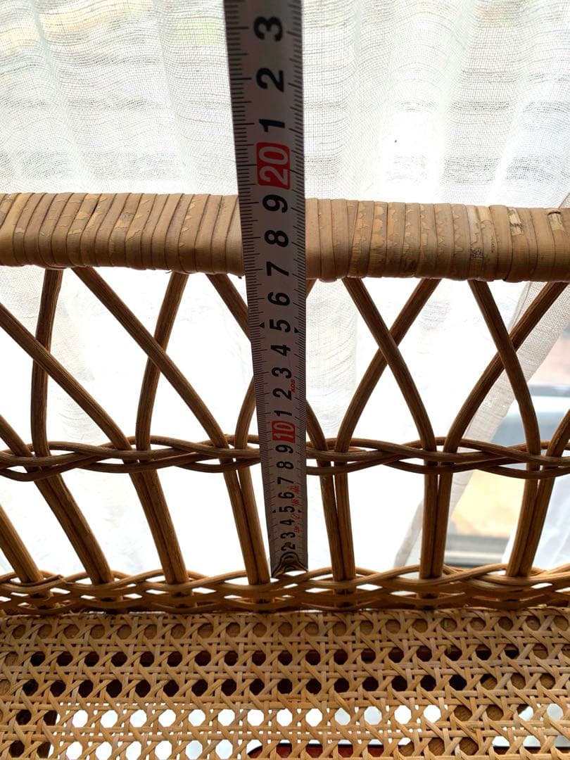 ヴィンテージ　ベビーベッド 籐 ラタン かご インテリア アンティーク