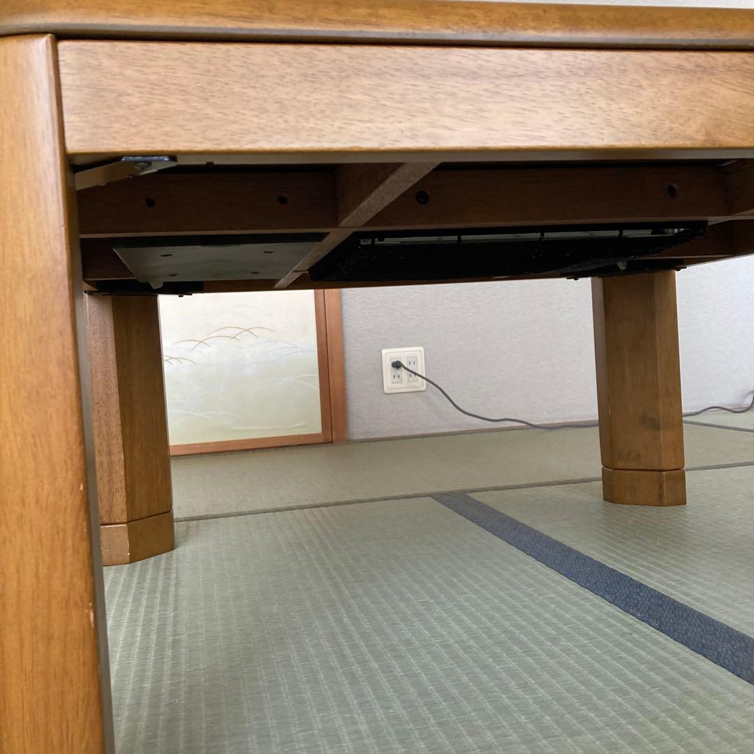 木製 正方形 こたつ 電気式