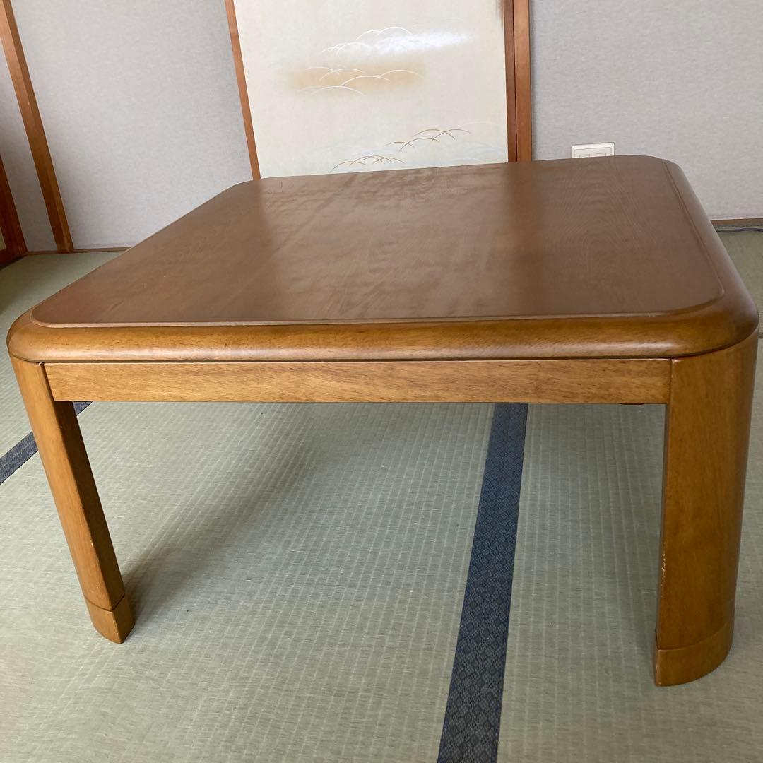 木製 正方形 こたつ 電気式