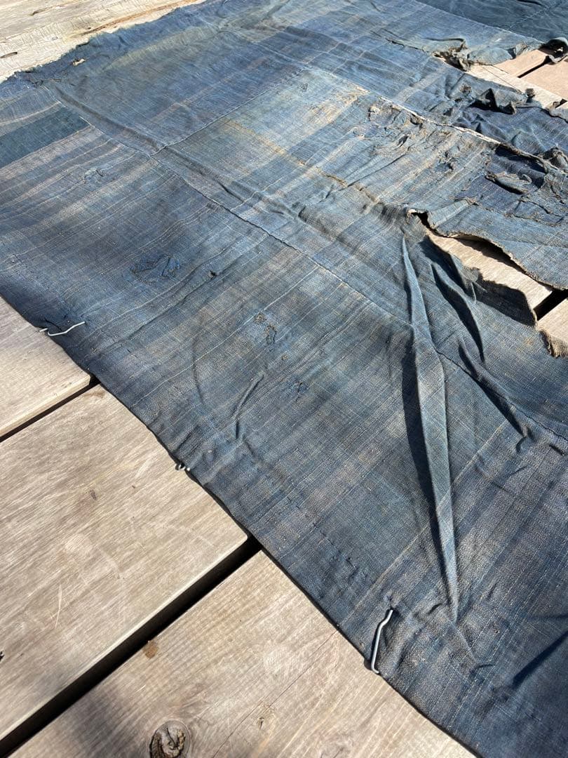 襤褸 本物 古布 大判 ② 寄せ布