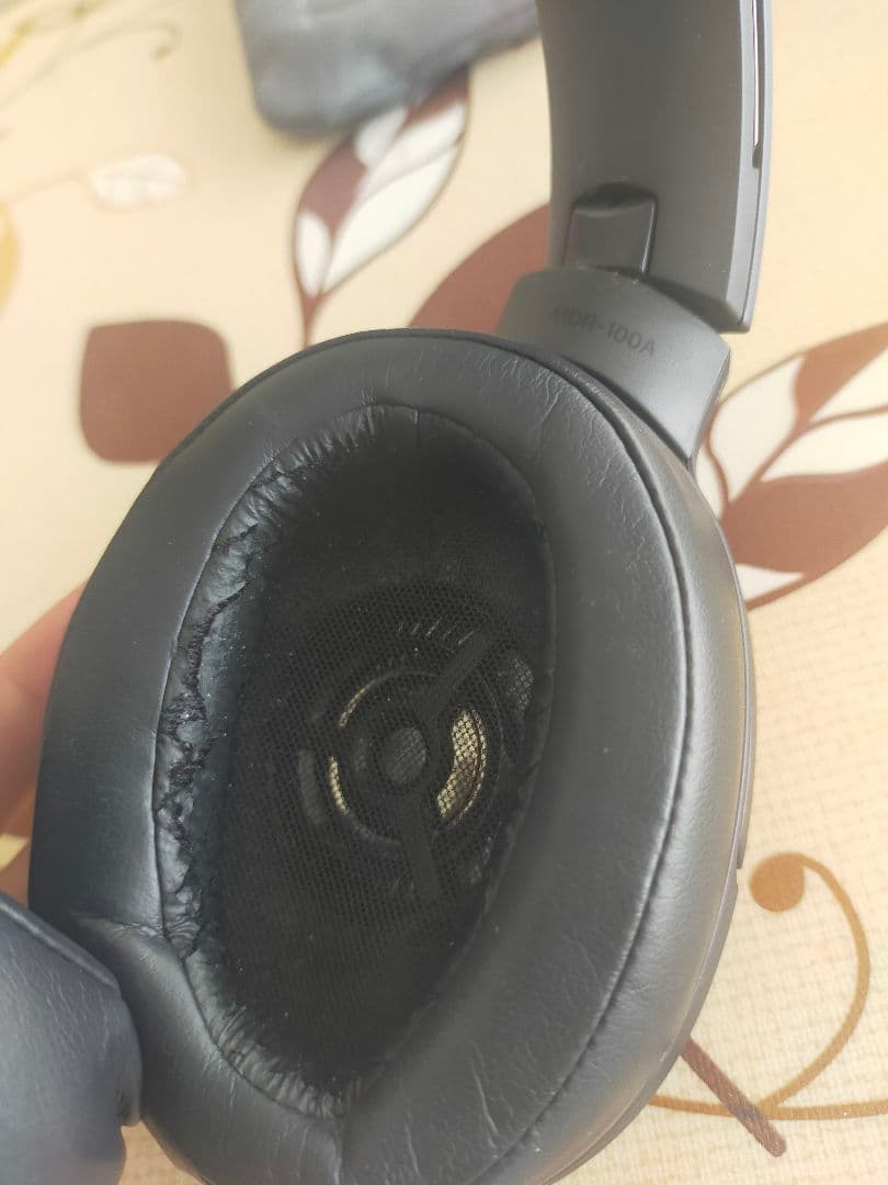 ソニー ヘッドホン 100A : ハイレゾ対応 折りたたみ式 ケーブル着脱式