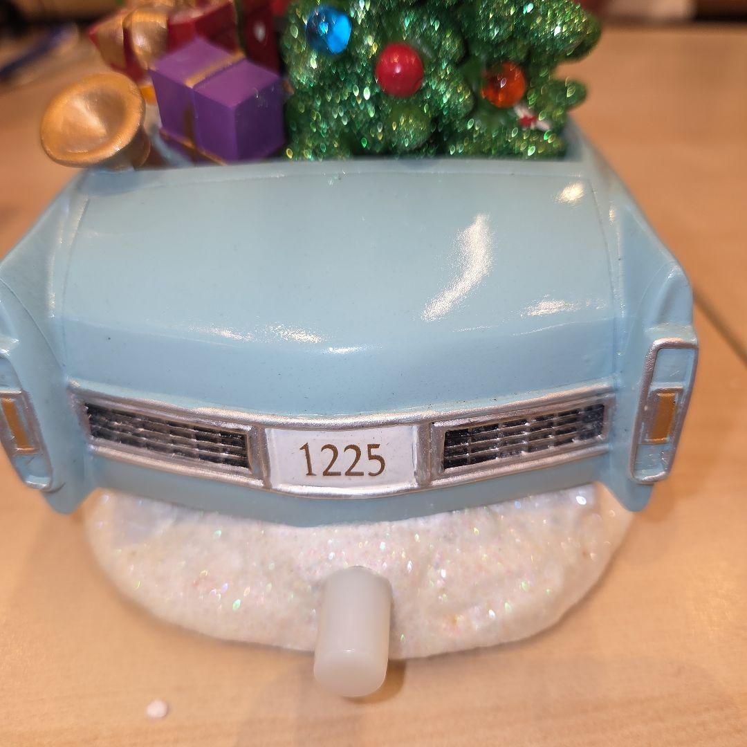 クリスマス トナカイ フィギュア付きオープンカー