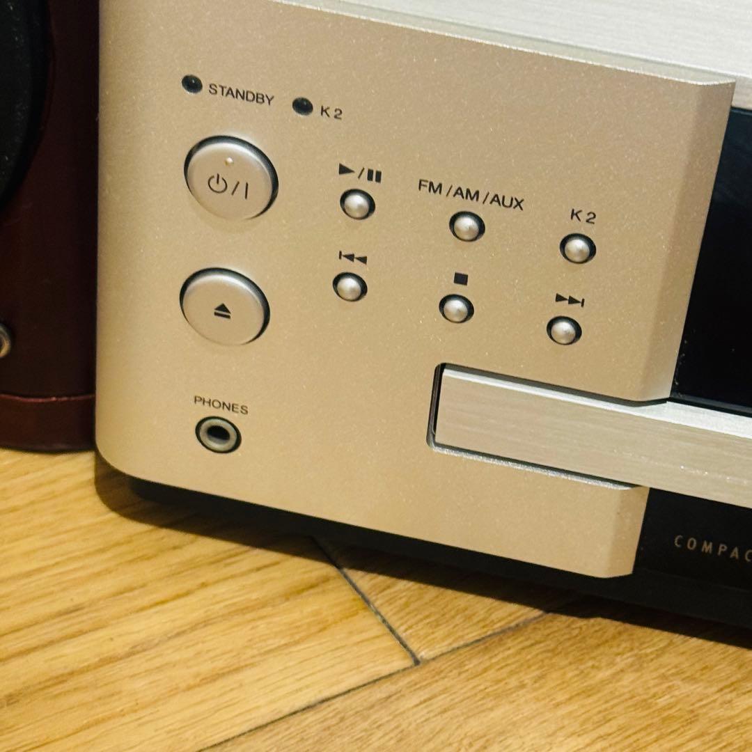 【動作良】Victor ウッドコーンコンポ EX-AK1（リモコン欠品）