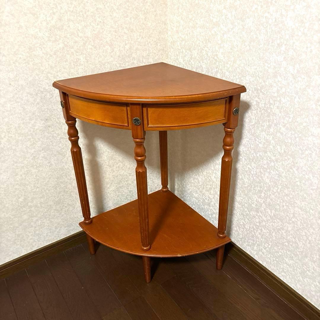 【良品】ヴィンテージ コーナーテーブル サイドテーブル