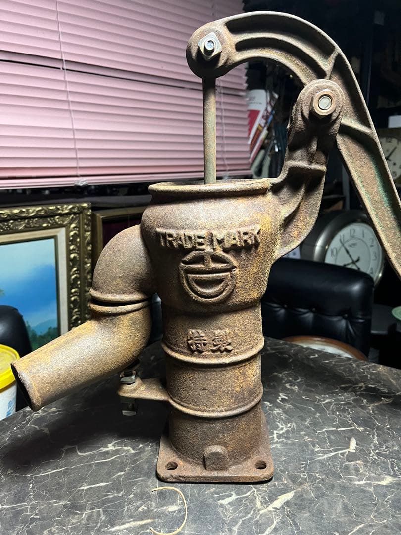 手押しポンプ、手漕ぎポンプ、手押し井戸、井戸ポンプ、ガーデニング雑貨 インテリア