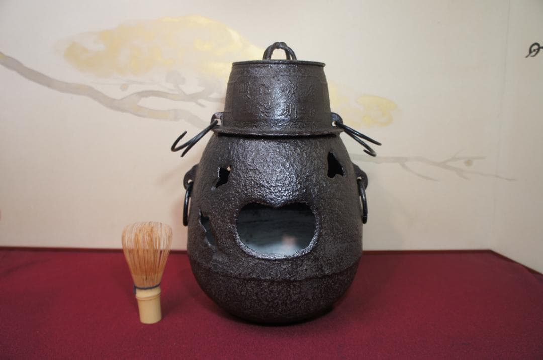 ☆美品必見 千宗旦好 茶飯釜 風炉釜 送料込み