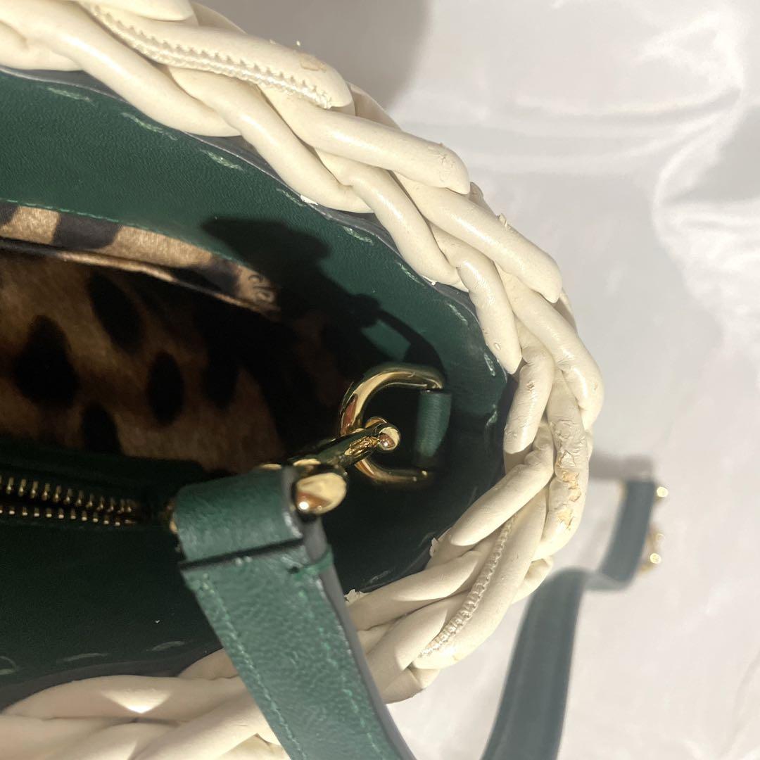 Dolce&Gabbanaドルチェ＆ガッバーナ レザーカゴバッグ