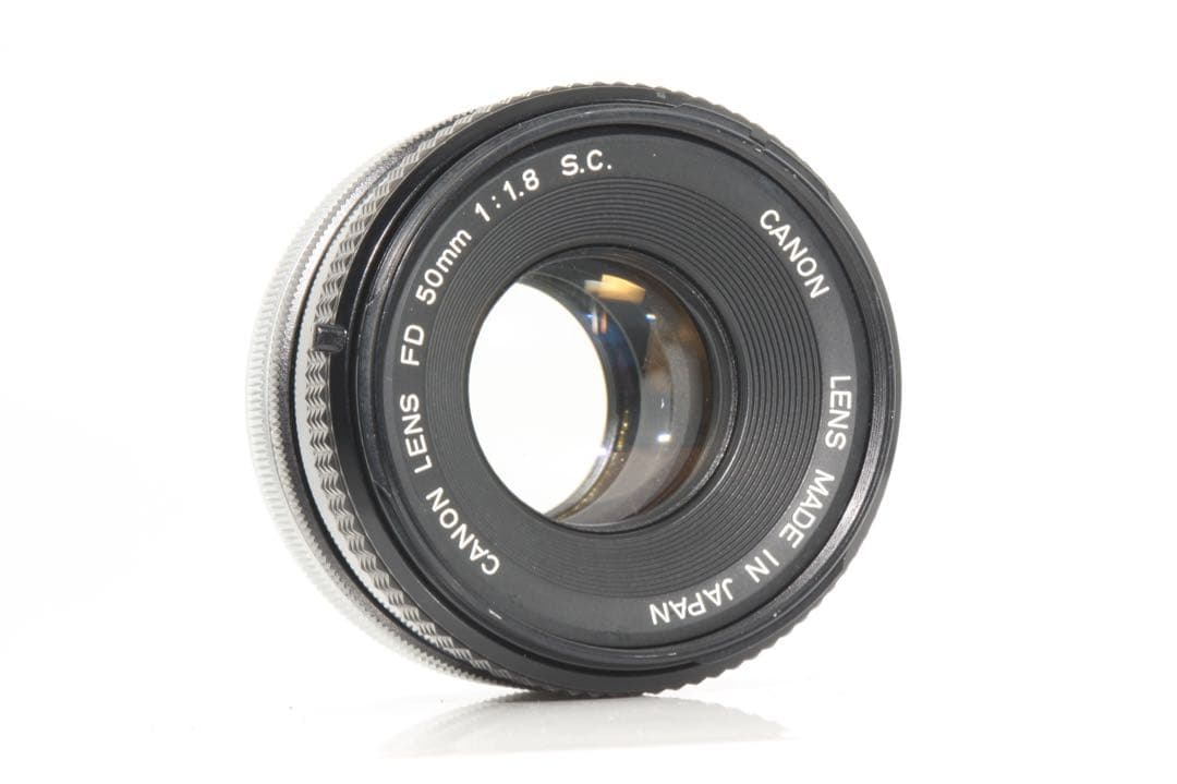 整備品　canon AE-1 black FD 50mm f1.8 s.c.