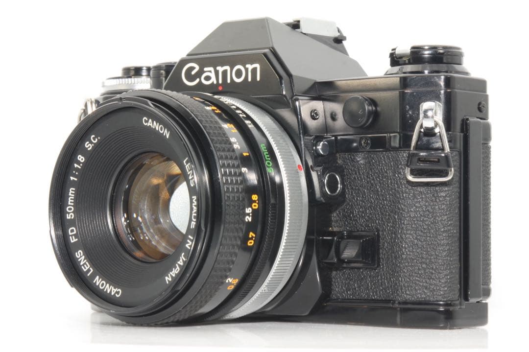 整備品　canon AE-1 black FD 50mm f1.8 s.c.