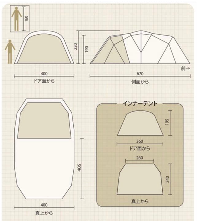 【送料込みにしました】コールマン ウェザーマスター ワイド２ルーム コクーン２