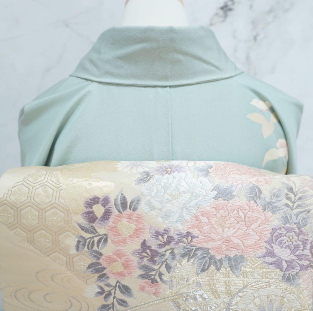 訪問着 フルセットa490卒業式　入学式　お宮参り　結婚式　七五三　落款