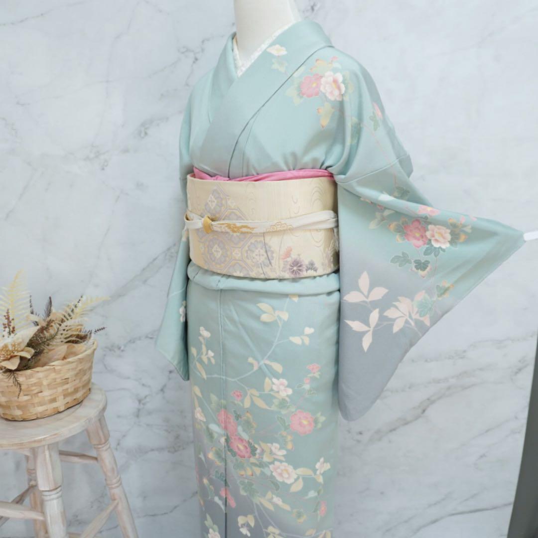 訪問着 フルセットa490卒業式　入学式　お宮参り　結婚式　七五三　落款