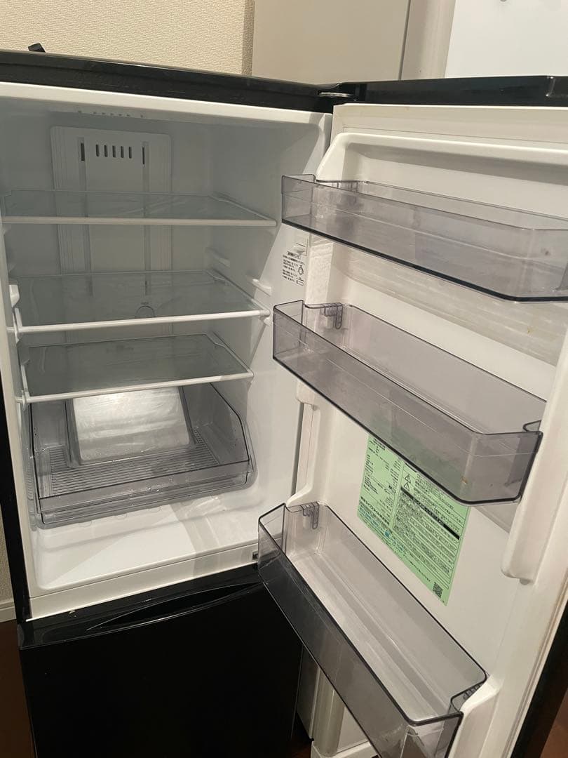 東芝 冷蔵庫 幅47.9㎝ 153L GR-W15BZ1(K)