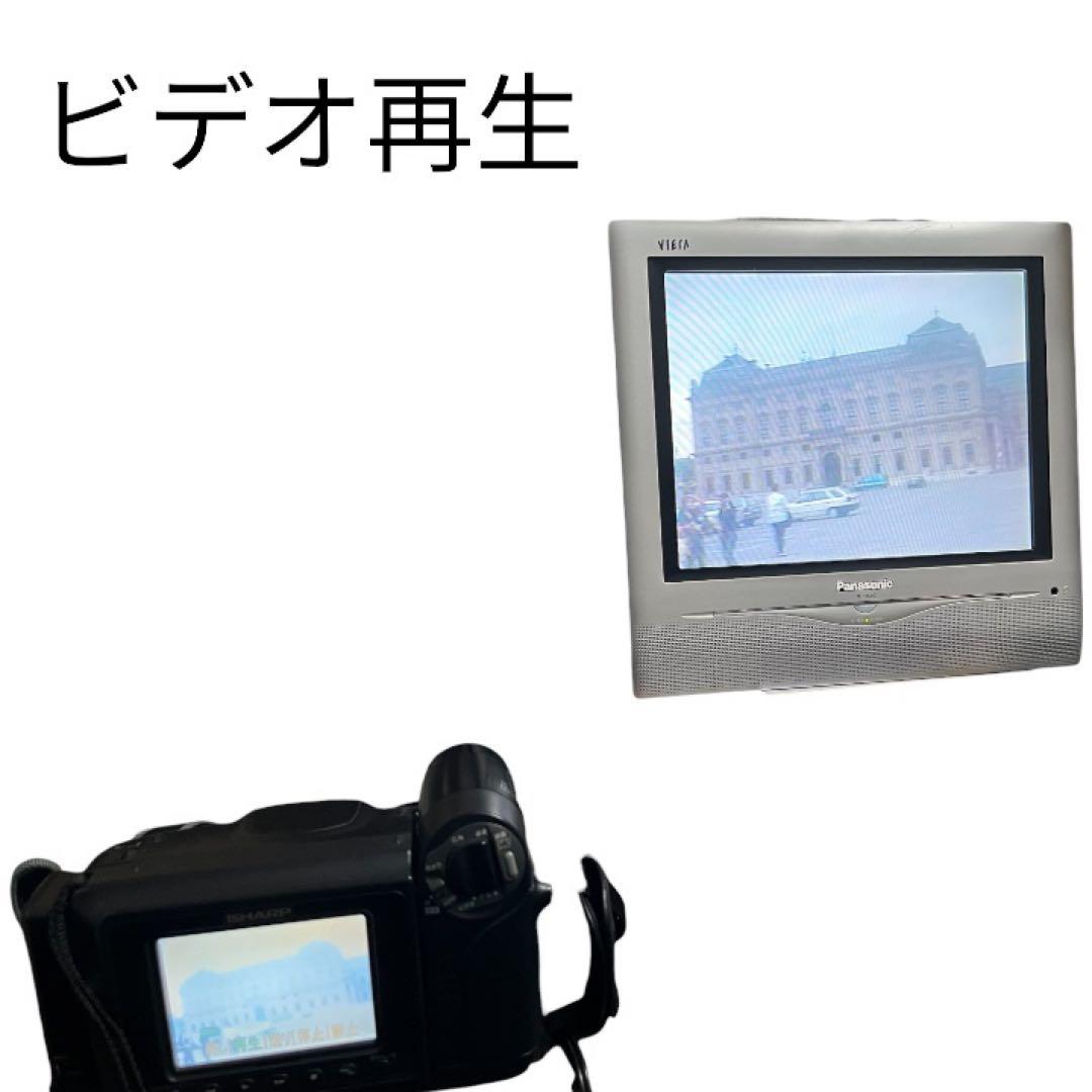 【ジャンク扱い】SHARP VL-EL420 video8 Hi8 ビデオカメラ