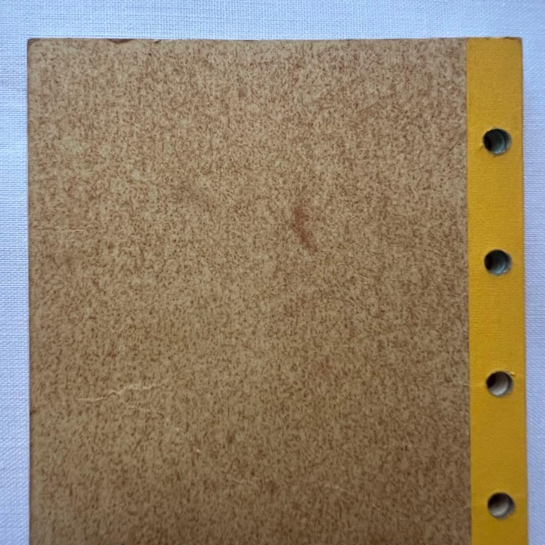 【在庫限り】6穴　モンキー　スケジュール帳　メモ帳　平成レトロ