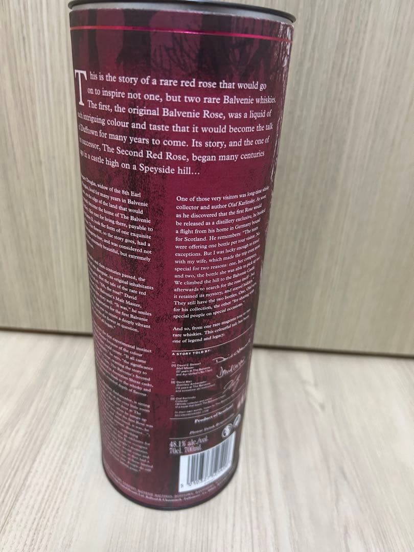 値下げ)THE BALVENIE THE SECOND RED ROSE 21年