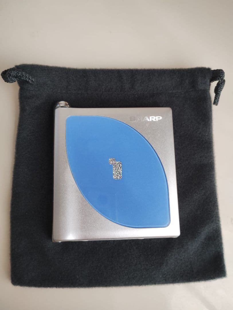 SHARP 　MD　1ビット　ポータブルプレーヤー MD-DP700　ブルー系