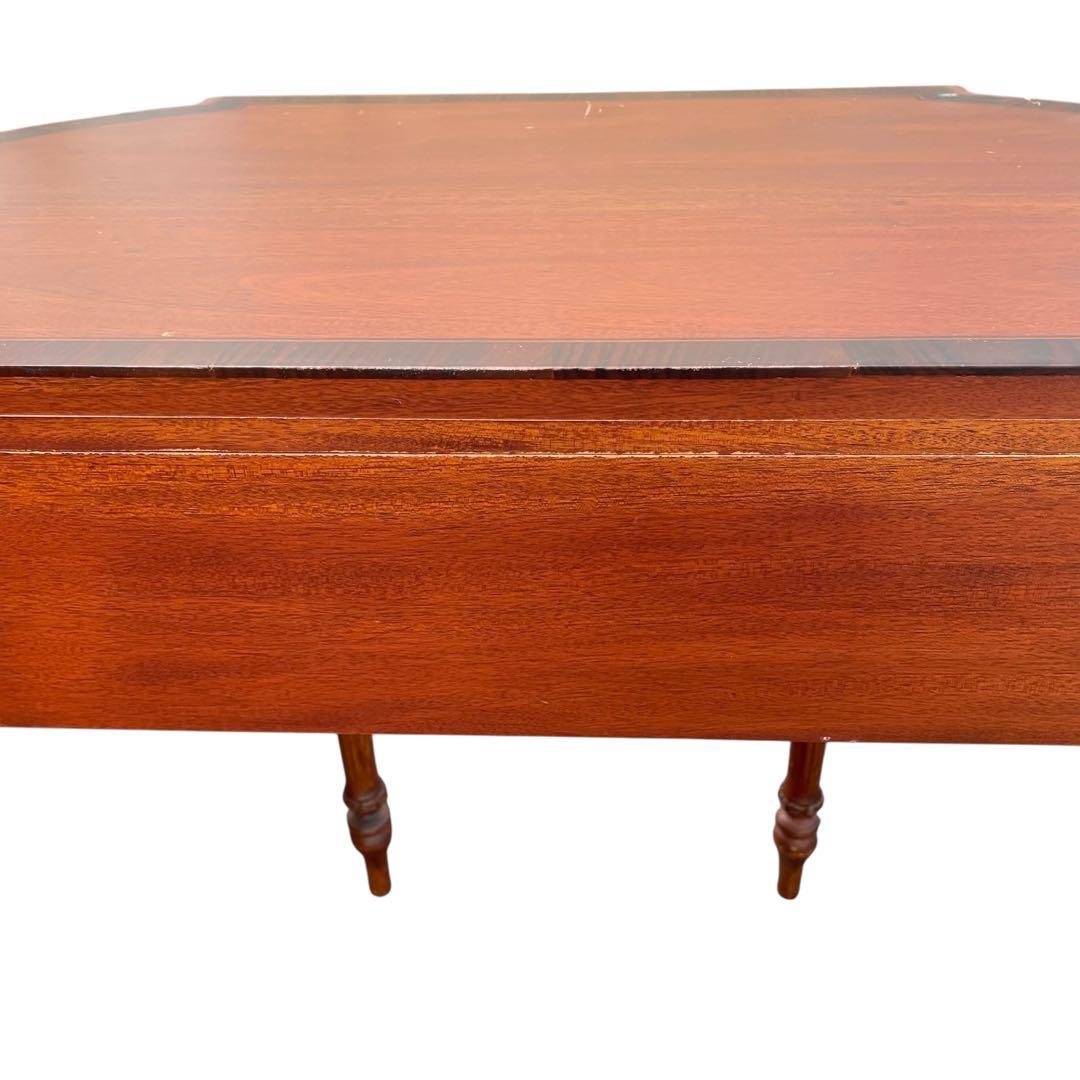 英国アンティーク コンソールテーブル　飾り台　花台　電話台 引き出し付き