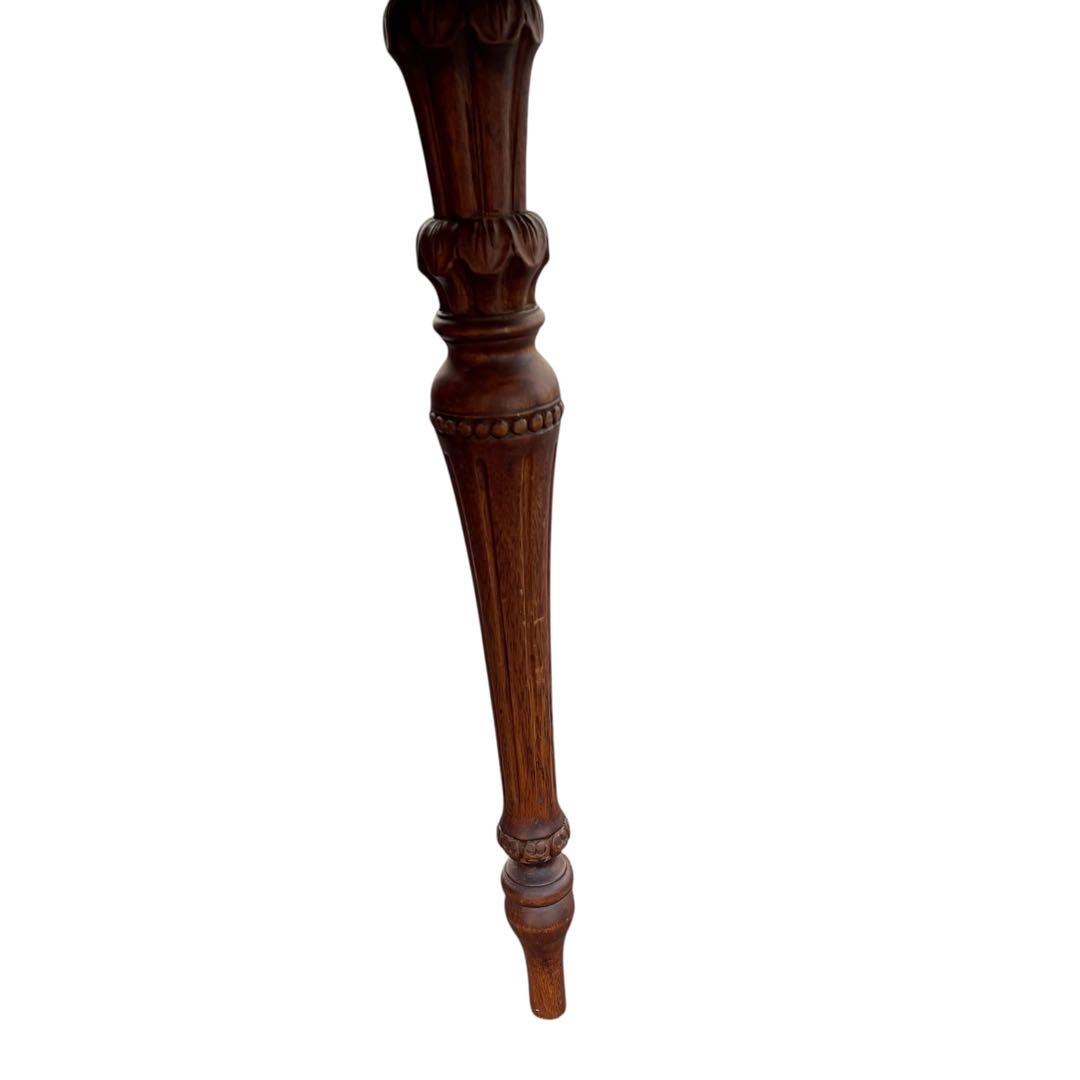 英国アンティーク コンソールテーブル　飾り台　花台　電話台 引き出し付き