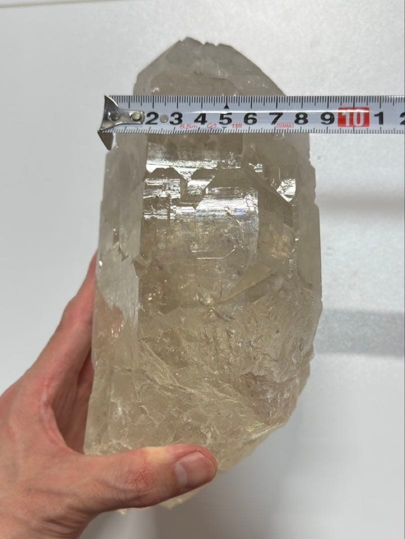 4.2kg特大水晶・虹入・オーラフレーム・ヒマラヤ スカルドゥ産カテドラル水晶