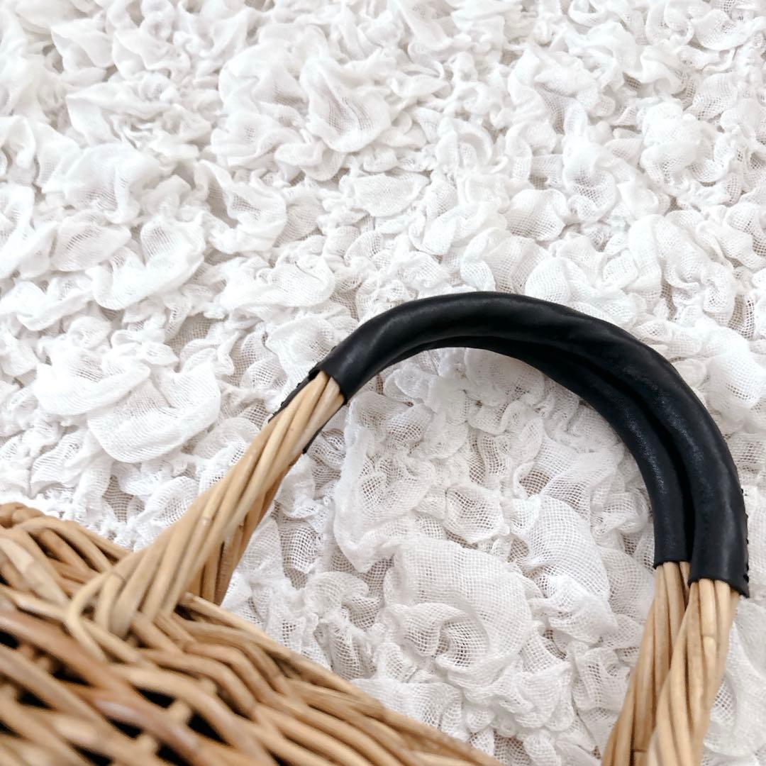 plein de bonnes choses シェルバッグ　アラログ　かごバッグ