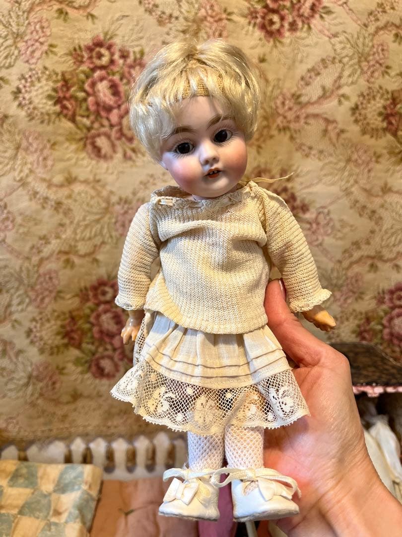 アンティークビスクドール ケストナー143この子のためのセット