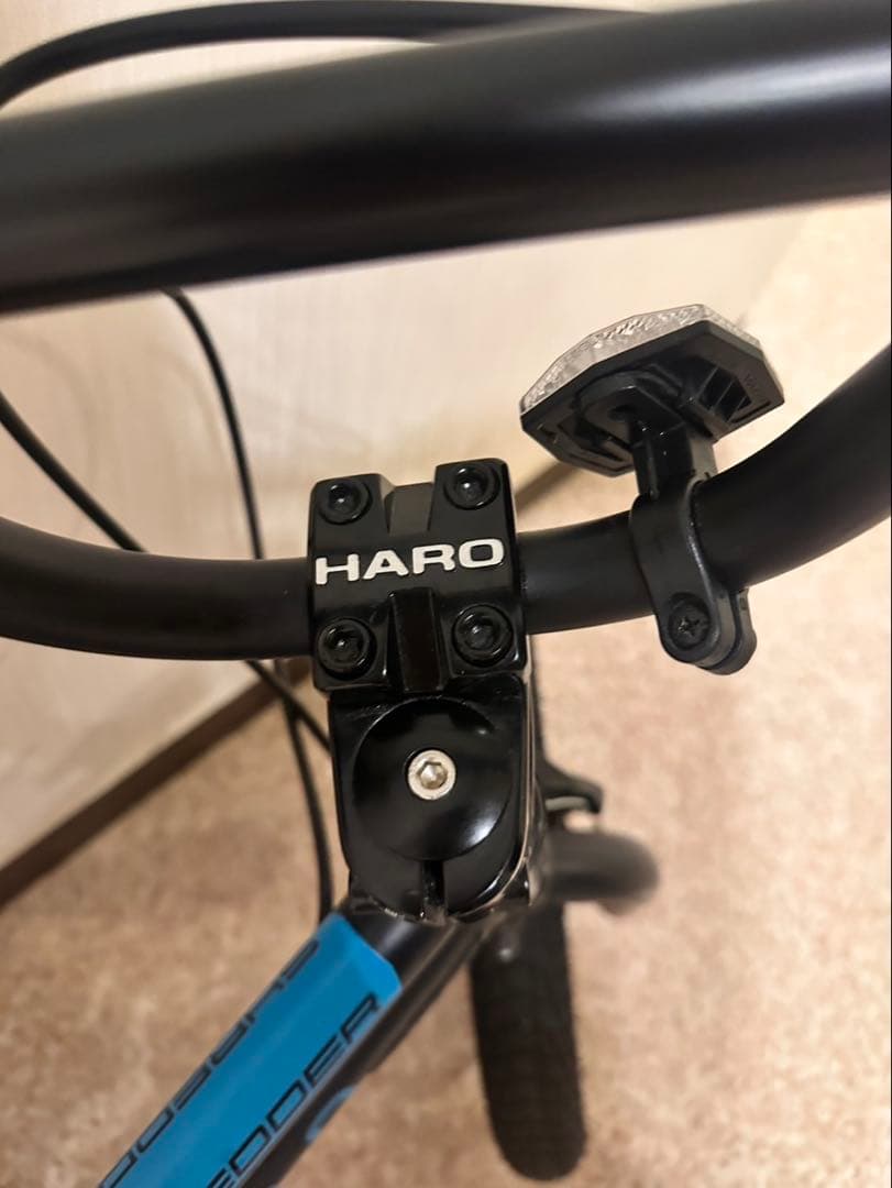 HARO BMX バイク ブラック・ブルー　14イン補助輪　　渋谷区引き取り限定