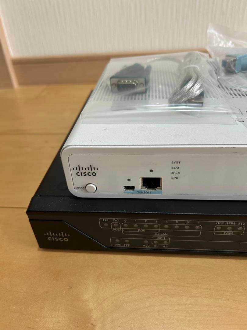 【CCNA、CCNP】静音セット 2台セットCisco 891FJ、2960