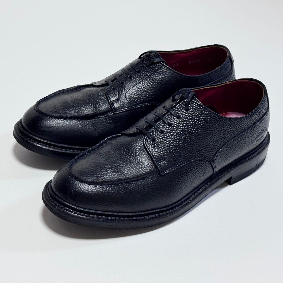 REGAL shoe&co. シボ革 Uチップ レザーシューズ 25cm