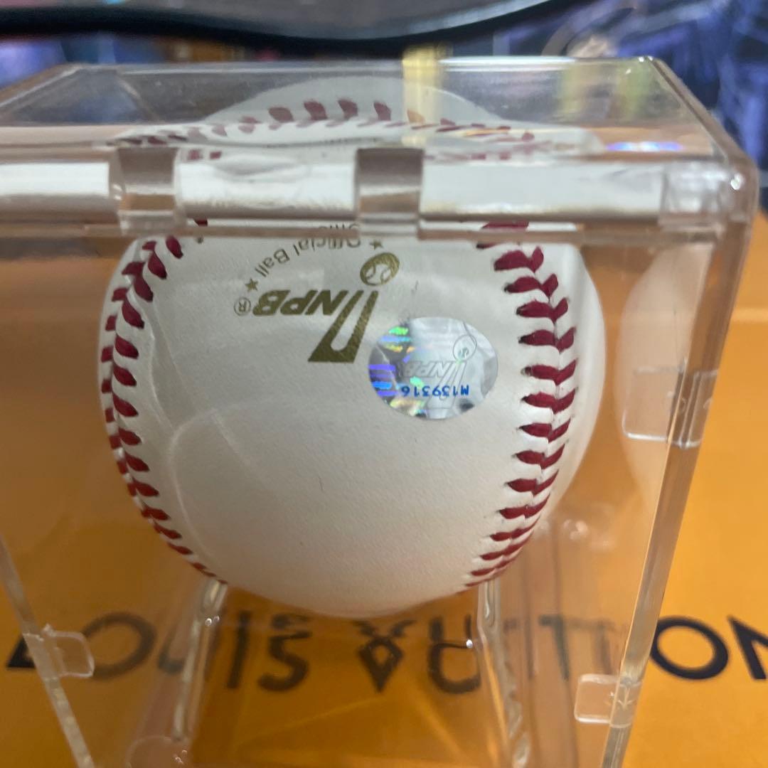 大谷翔平　直筆サインボール　2016年日本シリーズ試合球