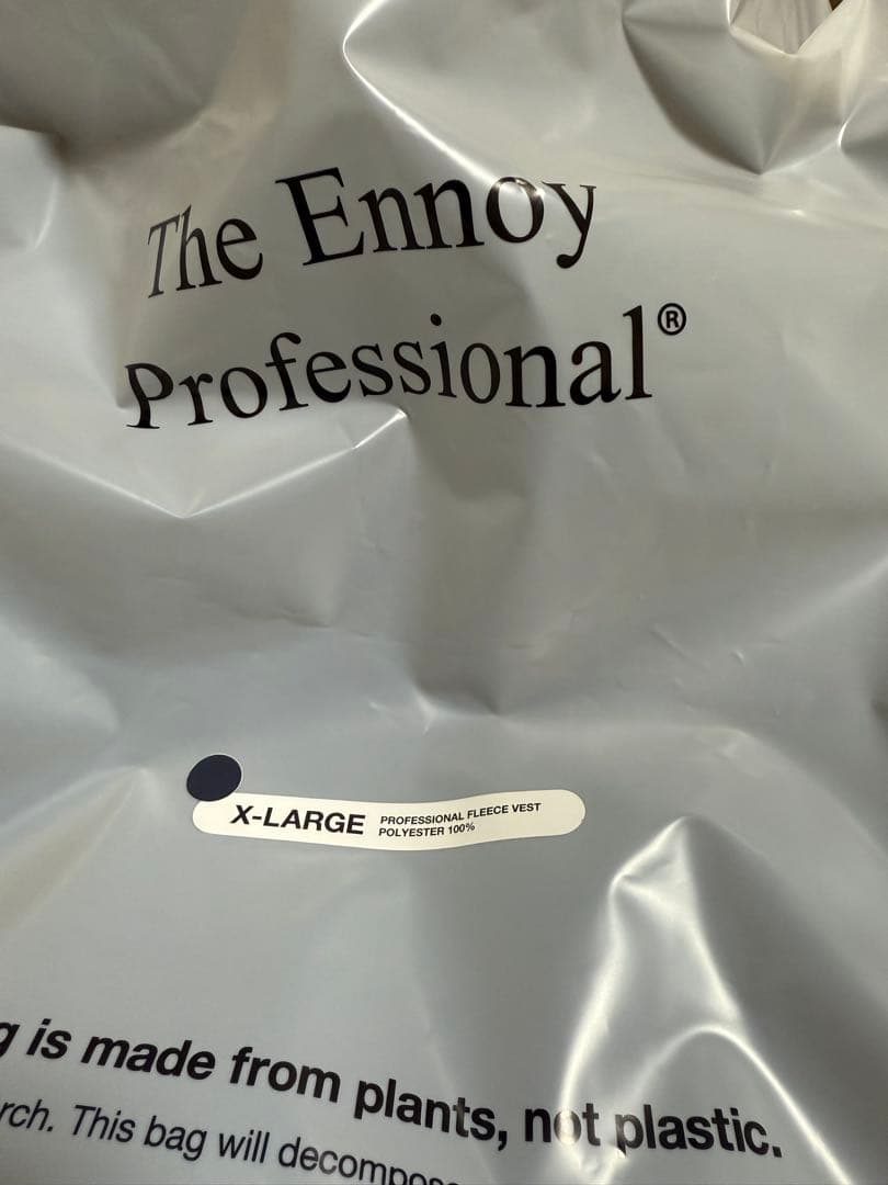 トップス XL ENNOY PROFESSIONAL FLEECE VEST NAVY