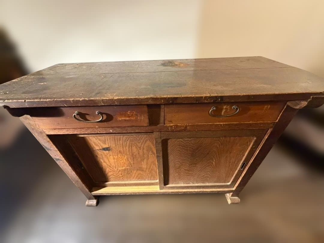 引*マ様 昭和レトロ 小学校 収納棚 木製 キャビネット 学校家具 古家具 ヴィ