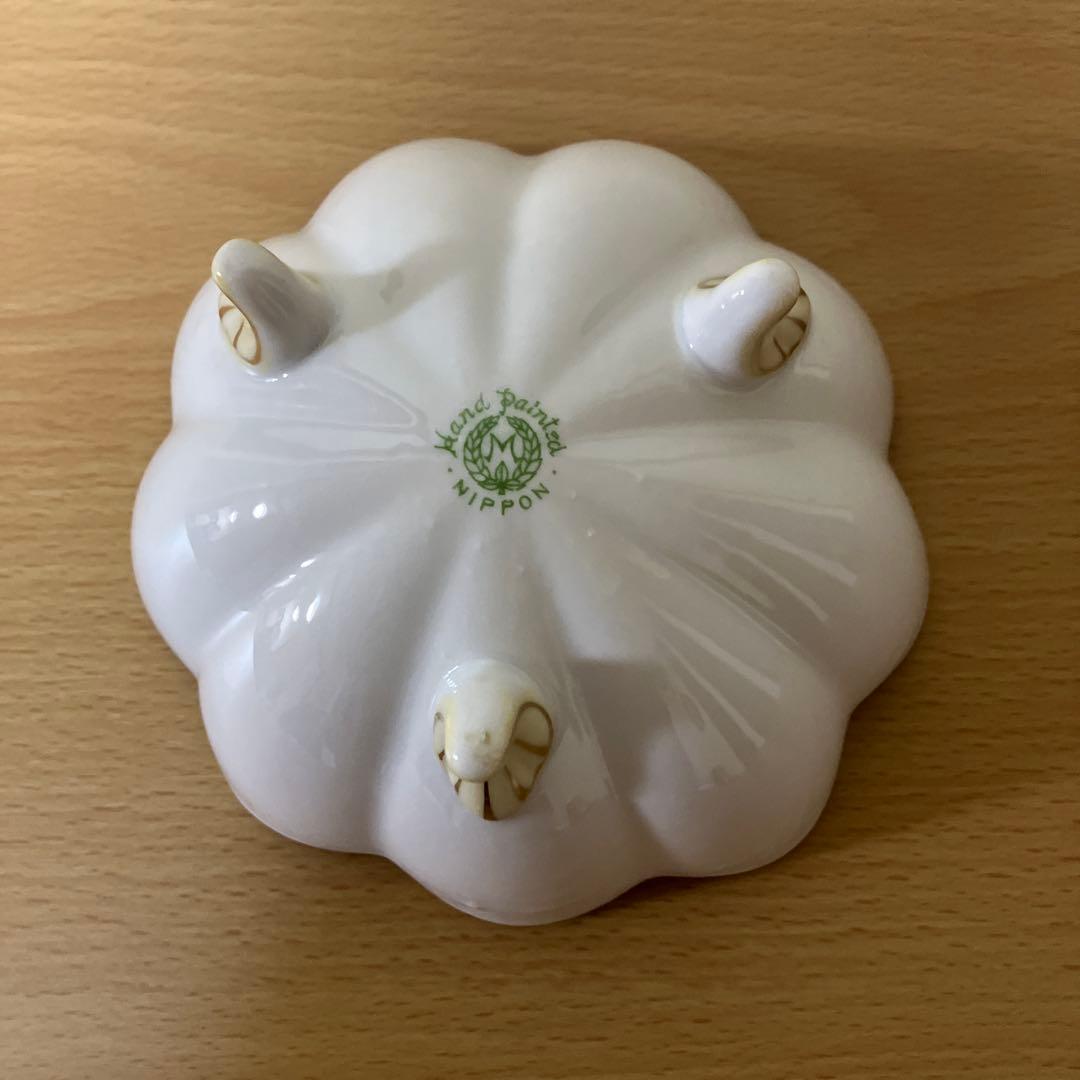 3. オールドノリタケ、M Nippon印　ボウル、ソーサー、スプーンのトリオ