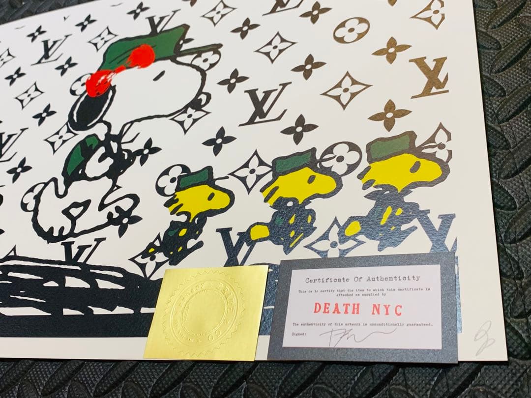 売約済!限定品 正規品DEATH NYC ポップアート ウッドストック