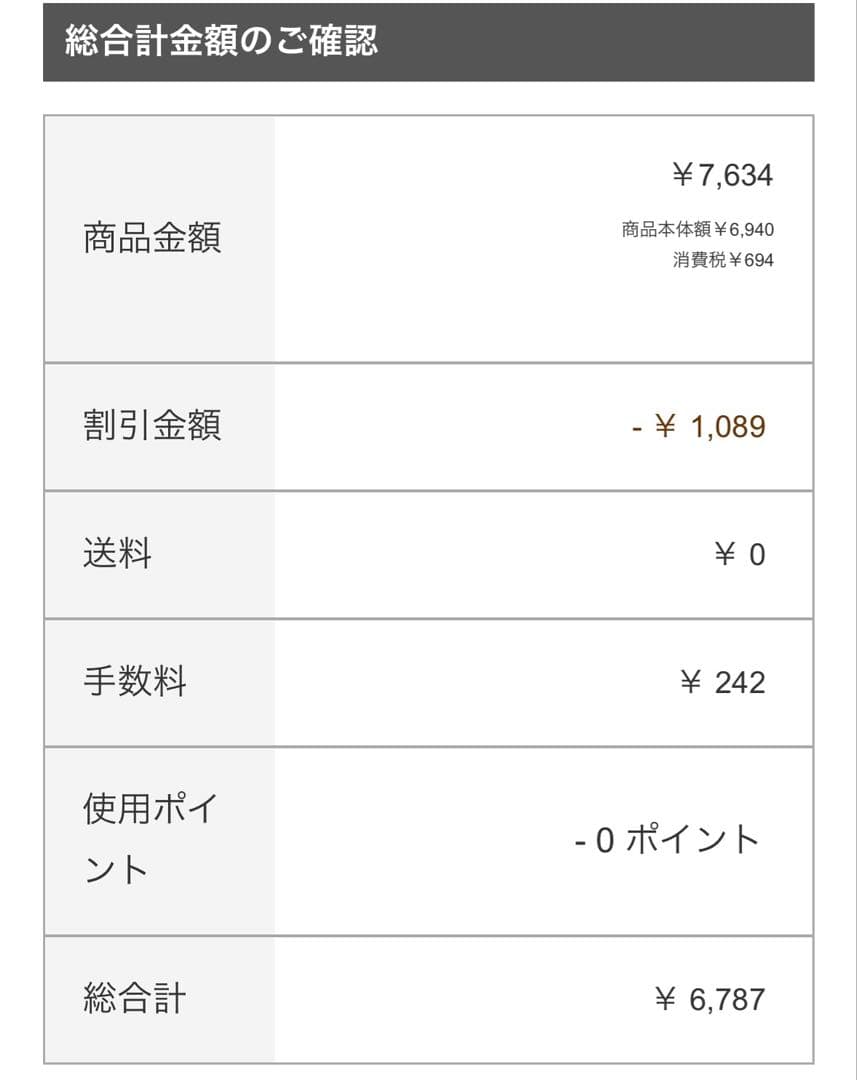 Я様 ウィッグオーダー お見積もりページ