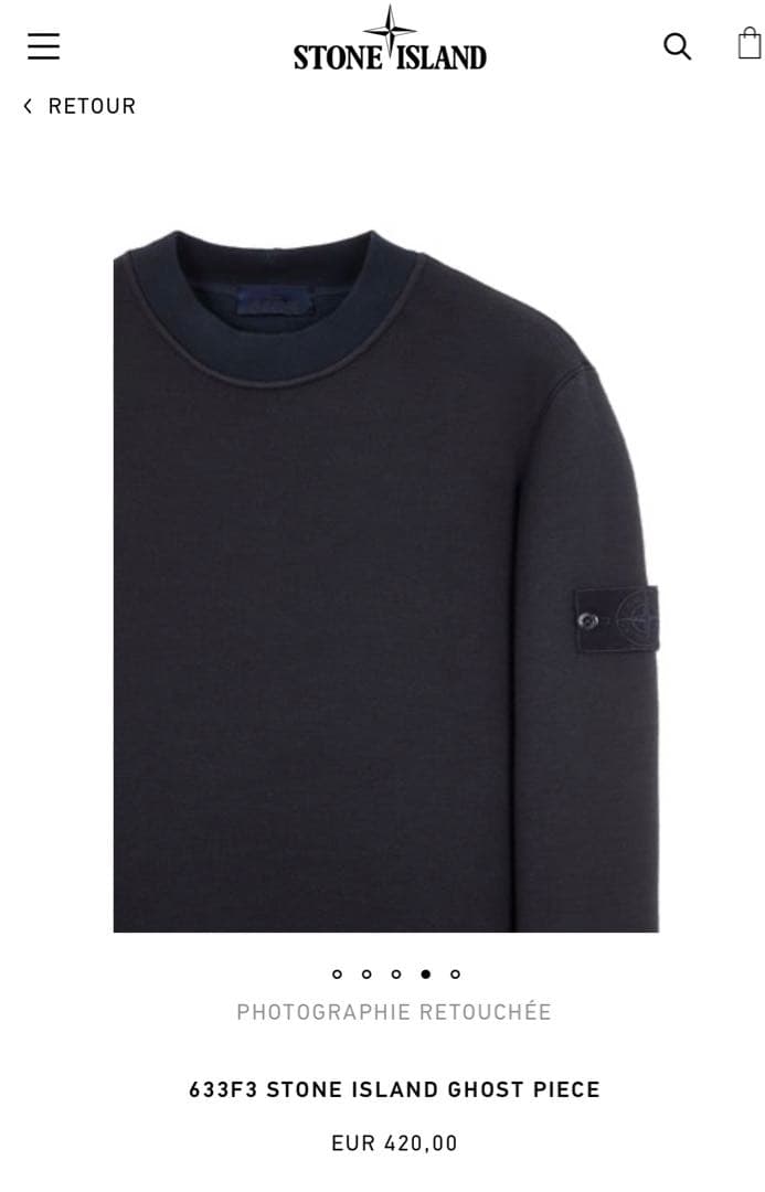 stone  ghost piece スウェット