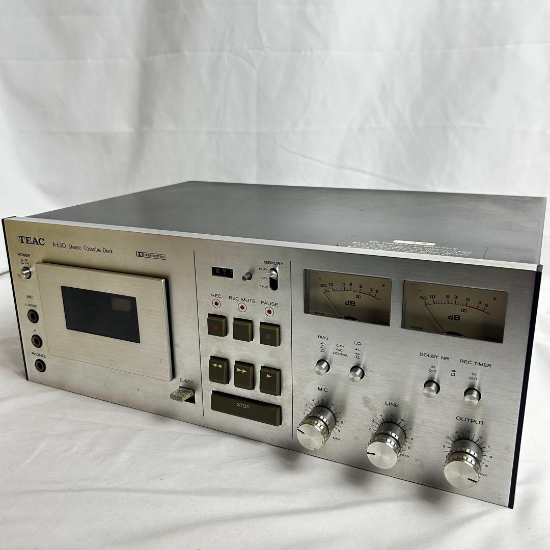 TEAC A-630 ステレオカセットデッキ