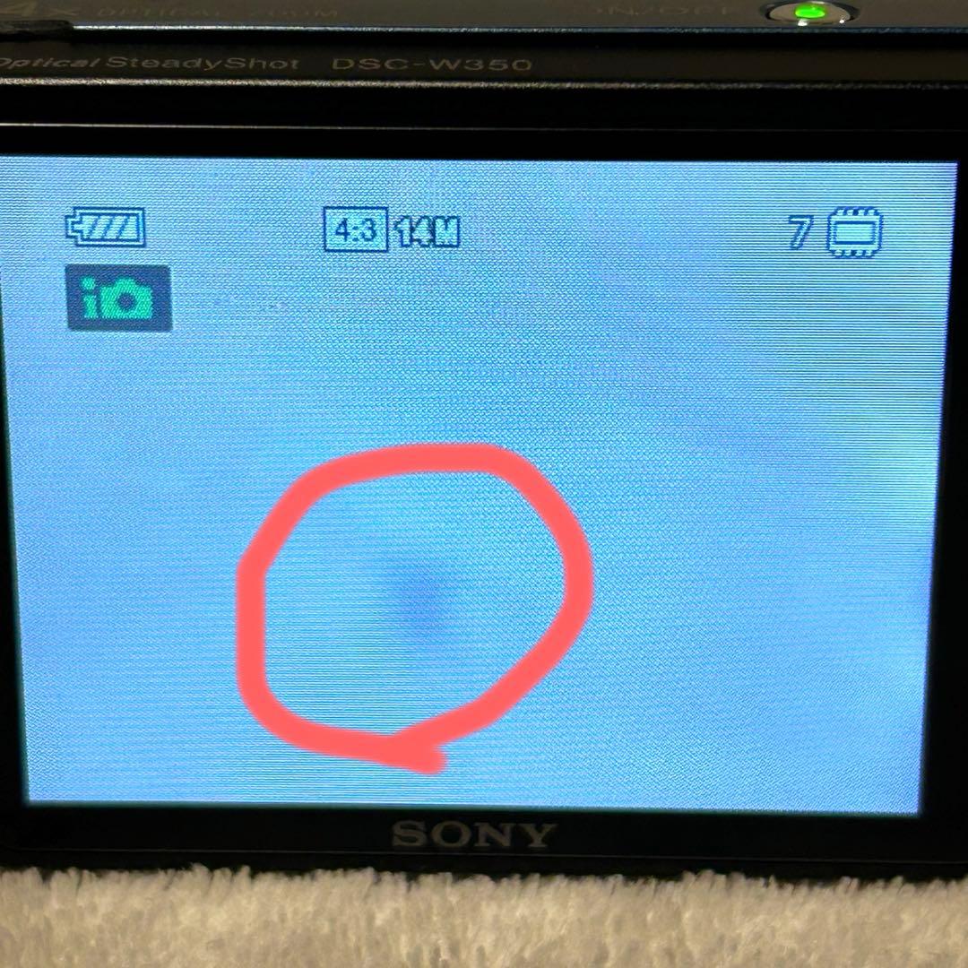 【極美品 動作確認済 やや訳アリ】Sony サイバーショット DSC-W350